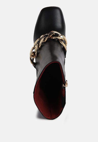 Bambini High Platform Ankle Boots-4