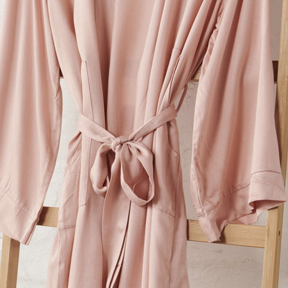 Bamboo Robe in Pink-1