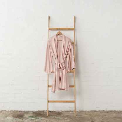 Bamboo Robe in Pink-0