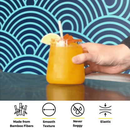 5.5" Bamboo Fiber Straws | 6mm | 25ct.-2