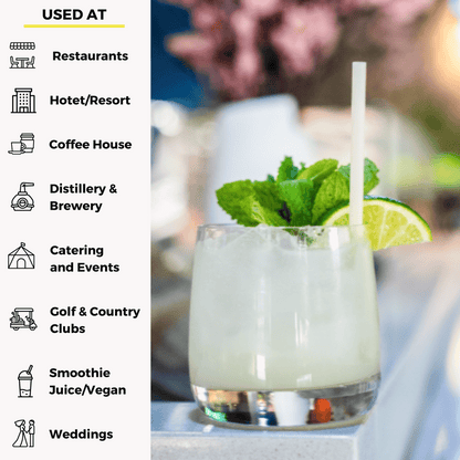 5.5" Bamboo Fiber Straw | 6mm-4