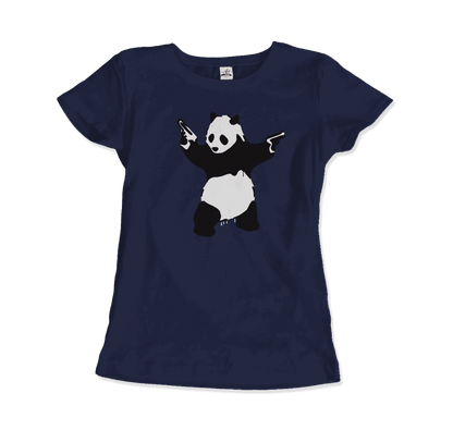 Banksy Pandamonium Armed Panda Artwork T-Shirt-15
