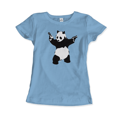 Banksy Pandamonium Armed Panda Artwork T-Shirt-13