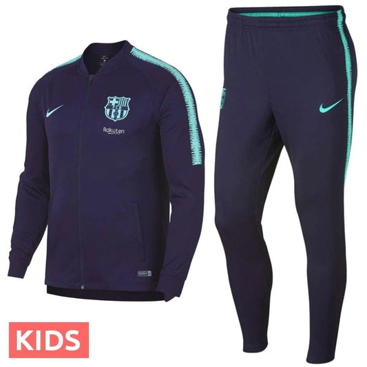 Kids - FC Barcelona purple training presentation Soccer tracksuit 2018/19 - Nike-0