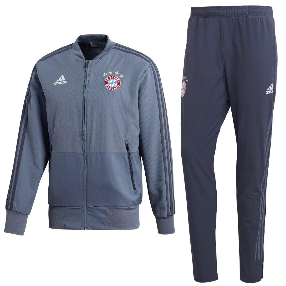 Bayern Munich training presentation soccer tracksuit UCL 2018/19 - Adidas-0