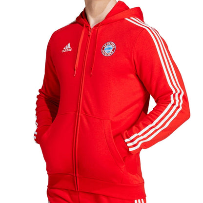 Bayern Munich Casual 3S hooded presentation tracksuit 2023/24 - Adidas-1
