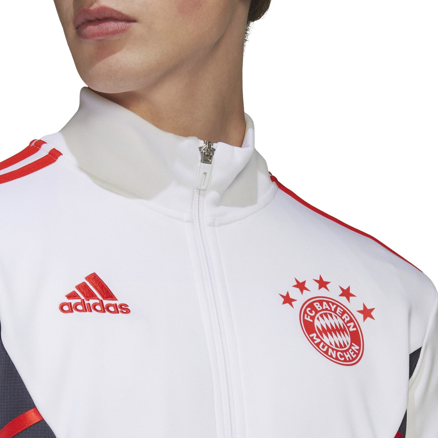 Bayern Munich training bench Soccer tracksuit 2022/23 - Adidas-1