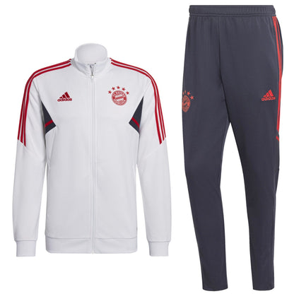 Bayern Munich training bench Soccer tracksuit 2022/23 - Adidas-0