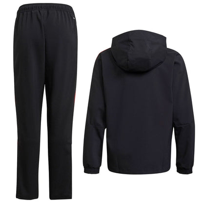 Kids - Bayern Munich black presentation tracksuit 2021/22 - Adidas-1