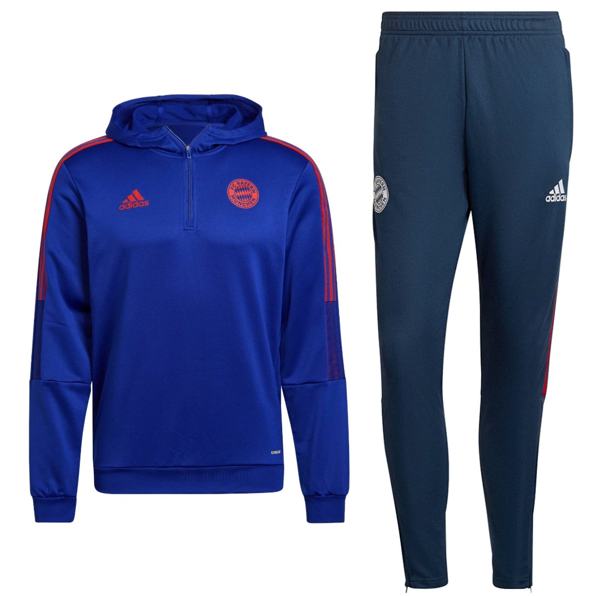 Bayern Munich hooded training technical tracksuit 2022 - Adidas-0