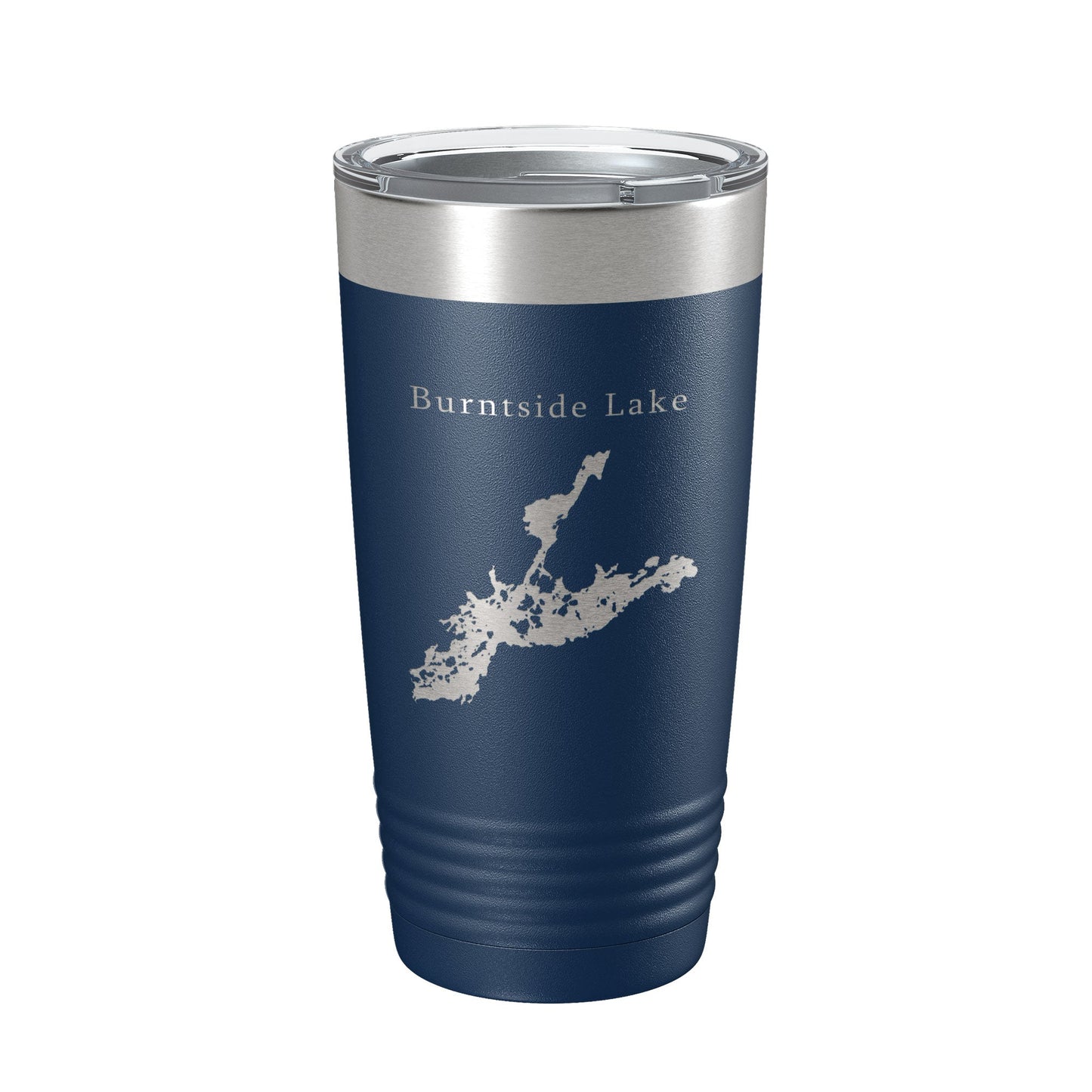 Burntside Lake Map Tumbler Travel Mug Insulated Laser Engraved Coffee Cup Minnesota 20 oz-2