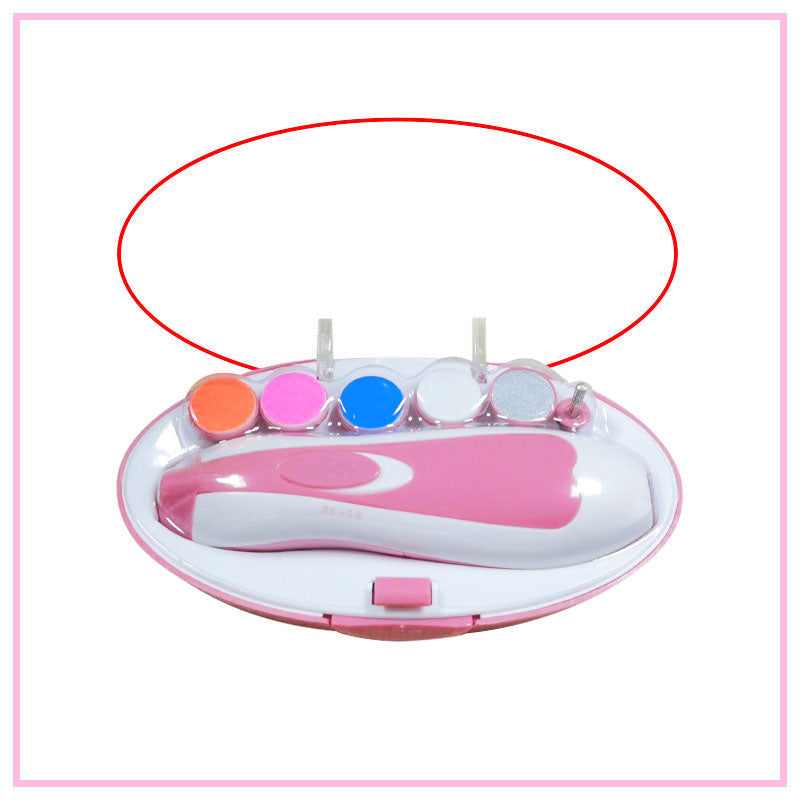 Electric Nail Trimmer Grinder Clipper Set with Gentle Head for Delicate Nails Care-4