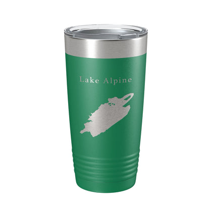 Lake Alpine Map Tumbler Travel Mug Insulated Laser Engraved Coffee Cup California 20 oz-9