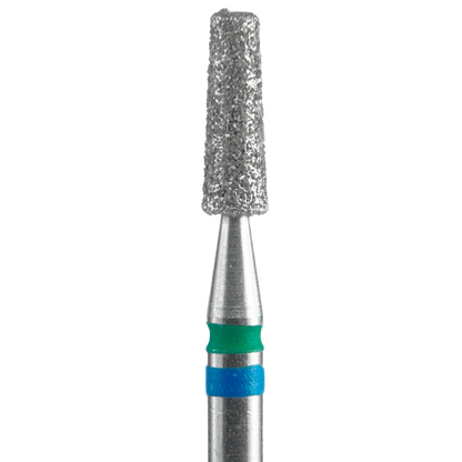 DIAMOND NAIL DRILL BIT, "DUO CONE", BLUE-GREEN, HEAD DIAMETER 2,5/8MM (FA70BG025/8) - STALEKS™-1