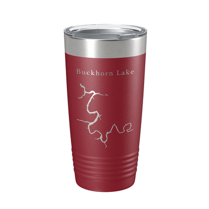 Buckhorn Lake Map Tumbler Travel Mug Insulated Laser Engraved Coffee Cup Kentucky 20 oz-18