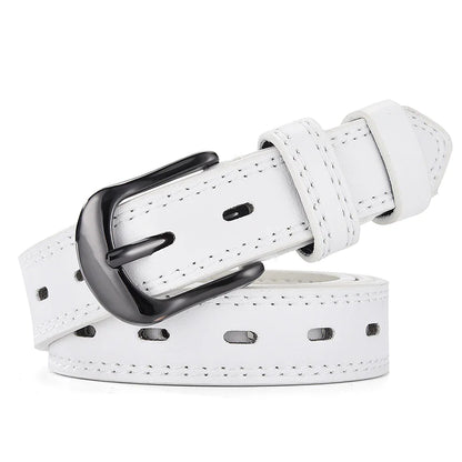 Luxury Women's Leather Belts - High Quality & Decorative