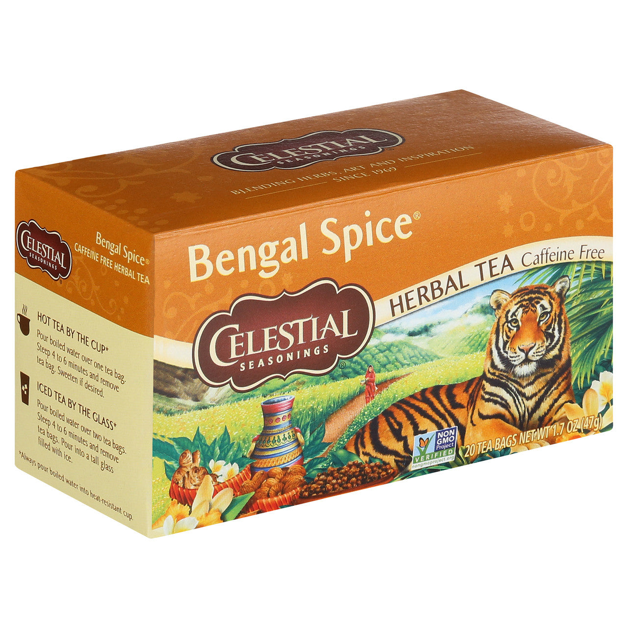 Celestial Seasonings Bengal Spice Herb Tea (6x20 Bags)-1
