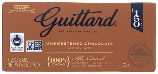 GUIT UNSWT 100% CHOC BAR ( 12 X 3 PACK )-0