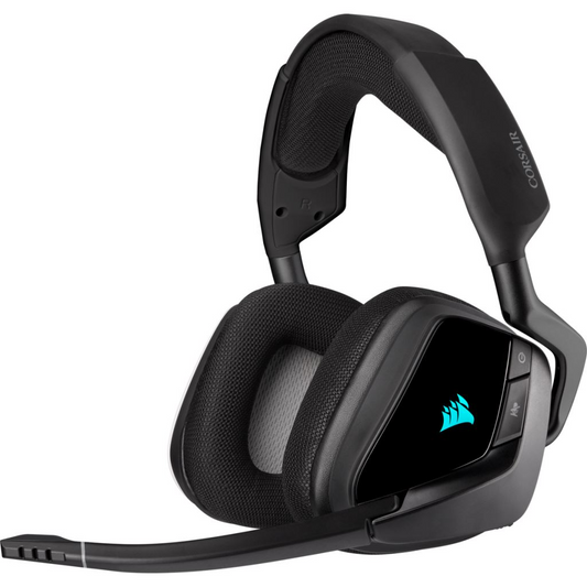 Casti gaming wireless Corsair Void ELITE, surround 7.1, Carbon (CA-9011201-EU)-0