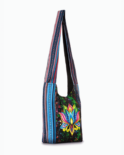 Kathmandu Collection Lotus Handmade Hobo Bag-1