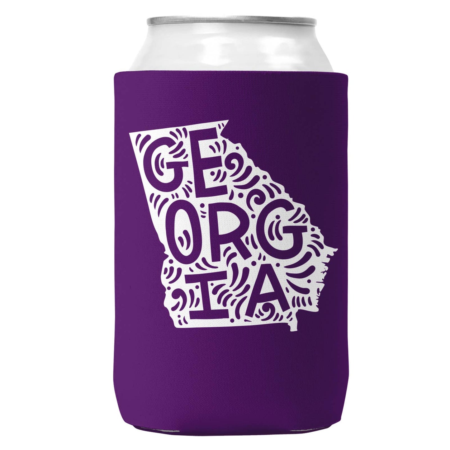 Georgia Can Coozie Cooler for 12oz Cans | State Koozie-3