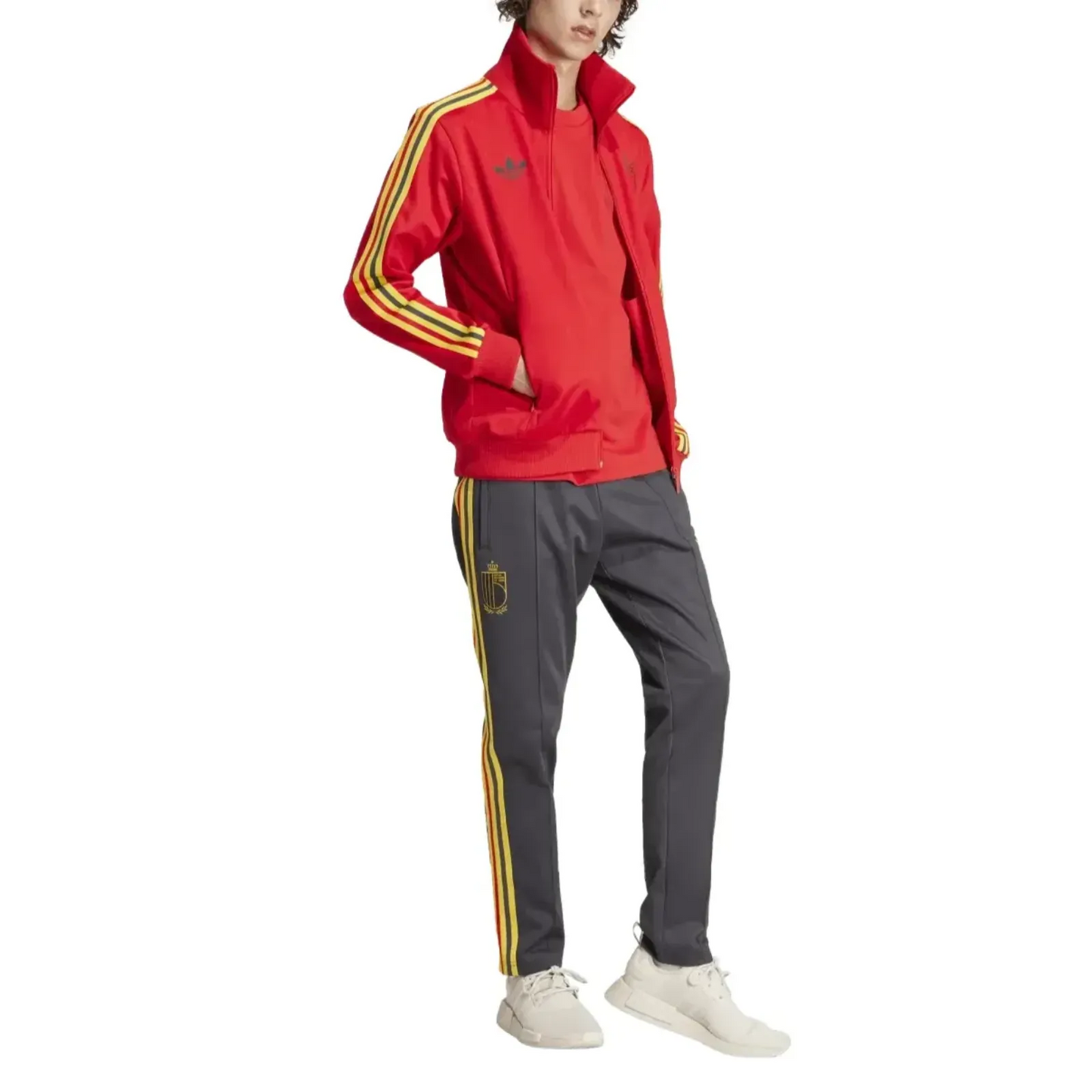 Belgium Originals casual presentation Soccer tracksuit 2024/25 - Adidas-2