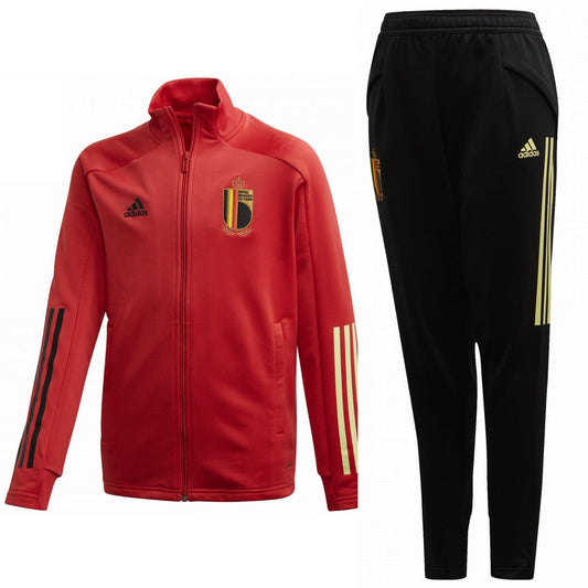Kids - Belgium training presentation tracksuit 2020/21 - Adidas-0