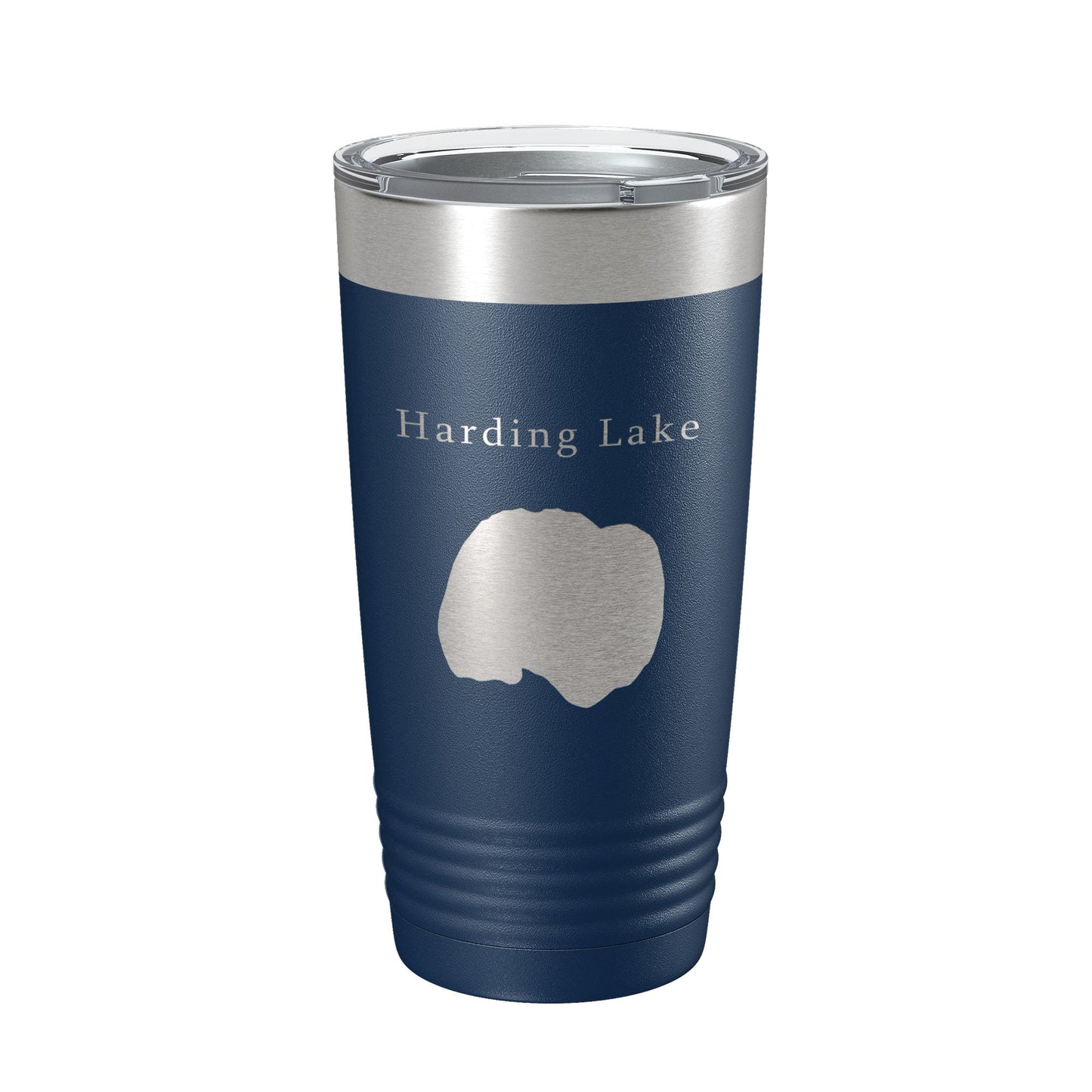 Harding Lake Map Tumbler Travel Mug Insulated Laser Engraved Coffee Cup Alaska 20 oz-8