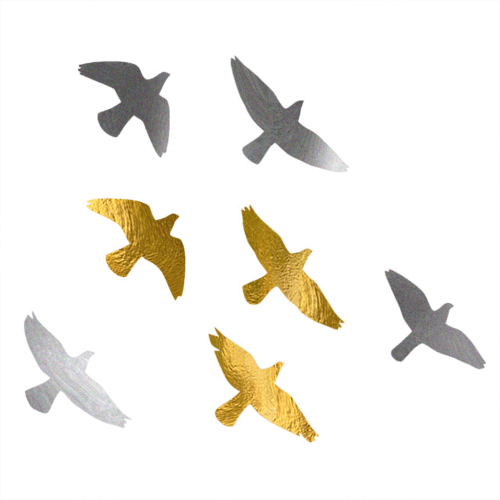 Birds On Metal (pack de 2)-1