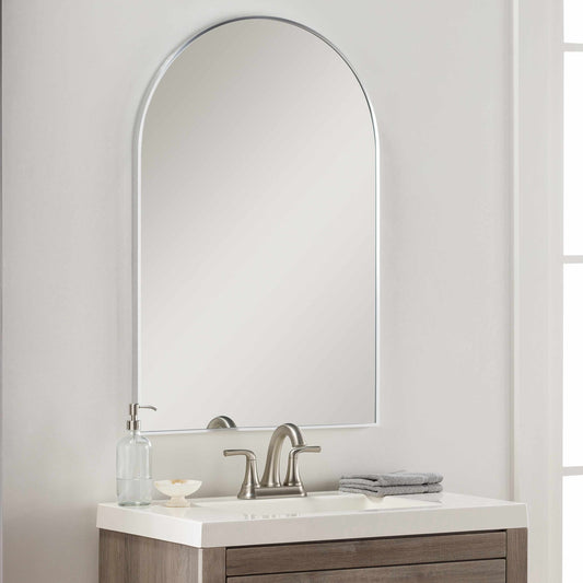Brembilla Silver Gray Contemporary Mirror-0