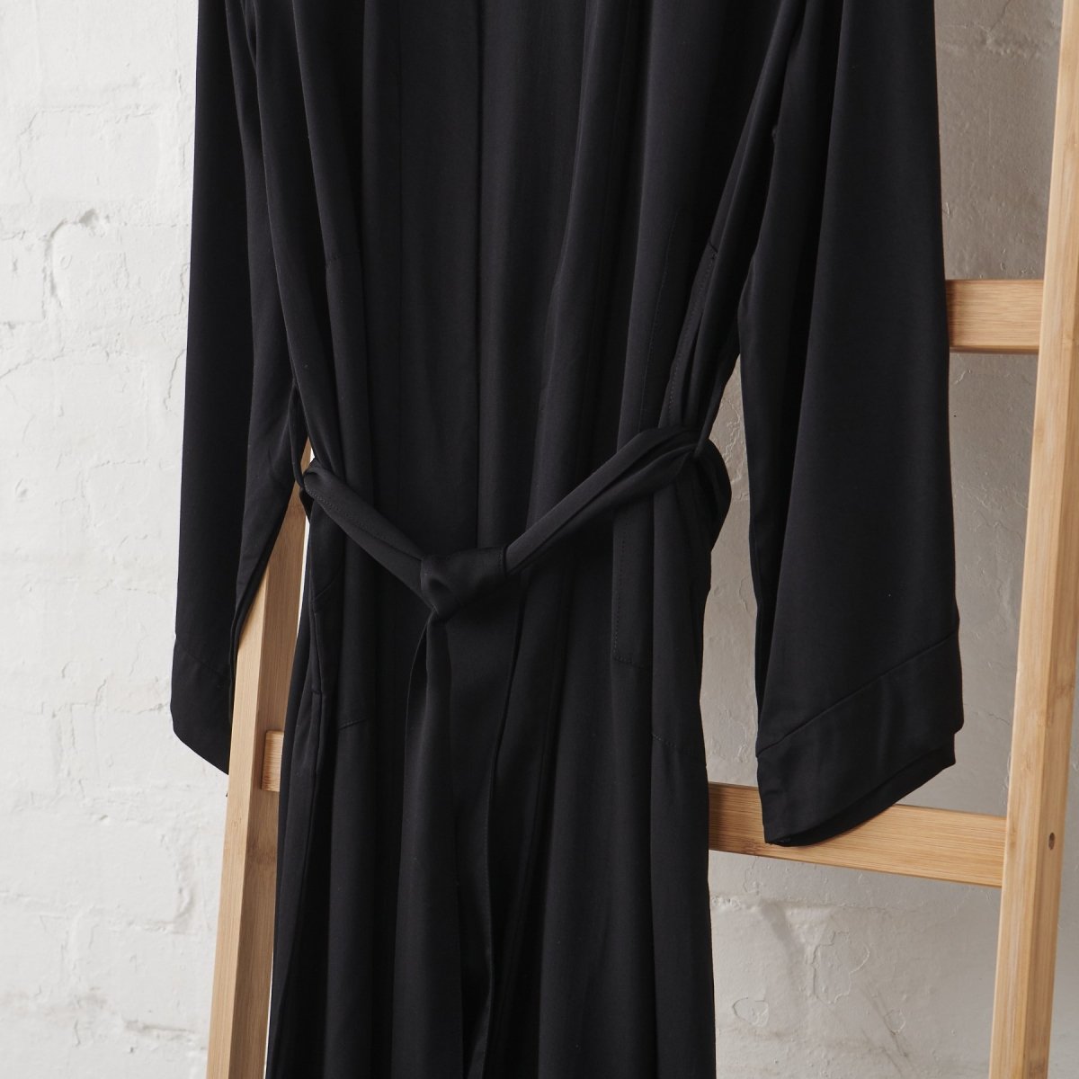 Bamboo Robe in Black-1