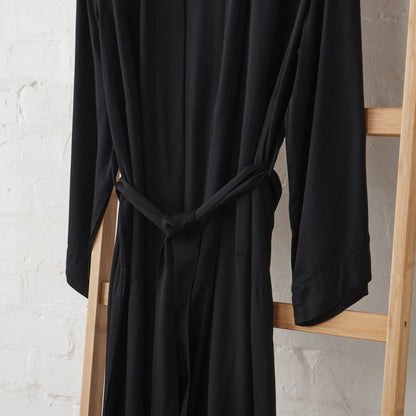 Bamboo Robe in Black-1