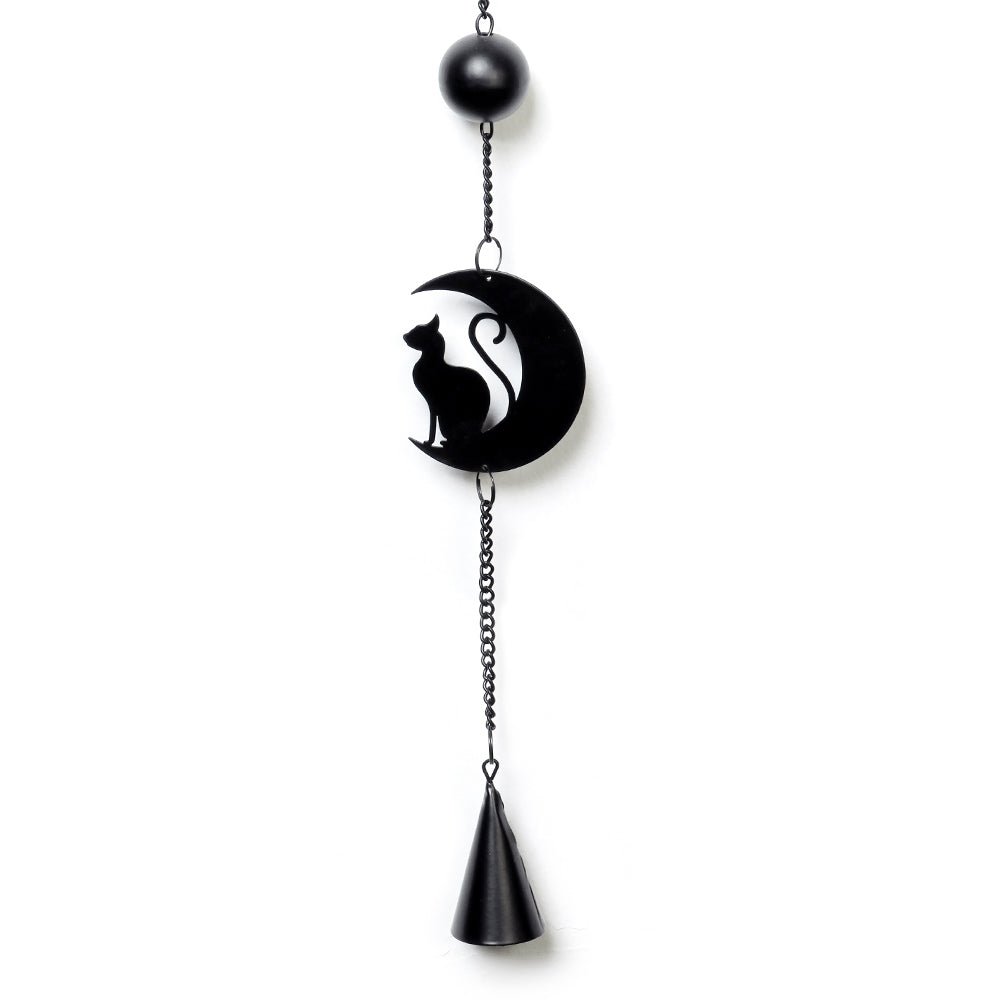 Black Cat and Moon Hanging Decoration-0