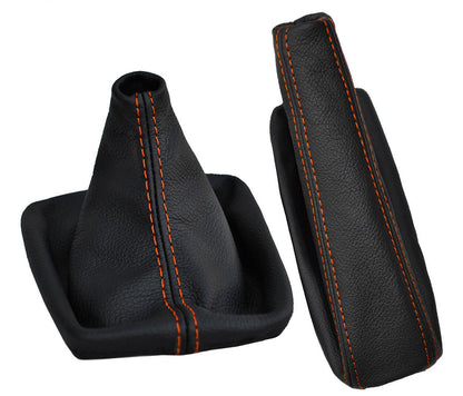 1991-2005 BMW E36 E46 3 Series Genuine Leather Handbrake & Shift Boot Covers Set-7