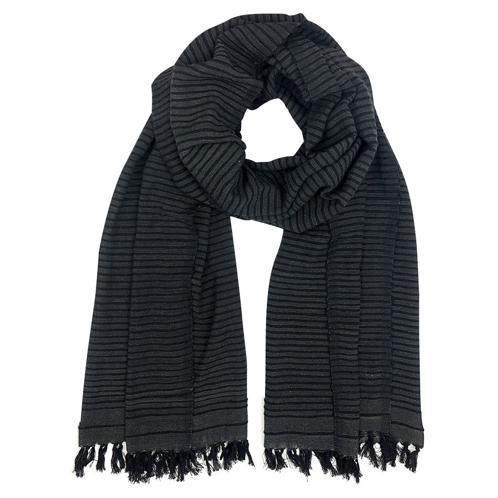 Ethiopian Stripe Wrap Scarf-6