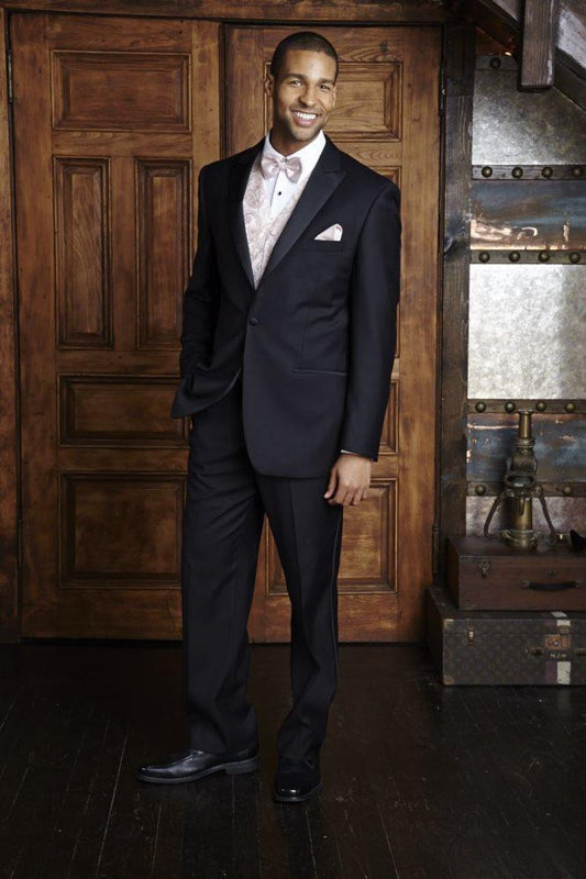"Vermont" Black Tuxedo Jacket-0