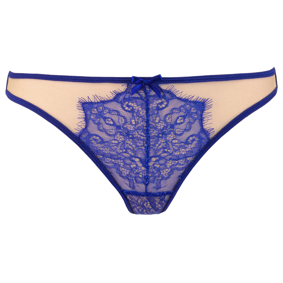 Axami Summer Love Strappy Sheer Mesh Lace Thong Panty-2