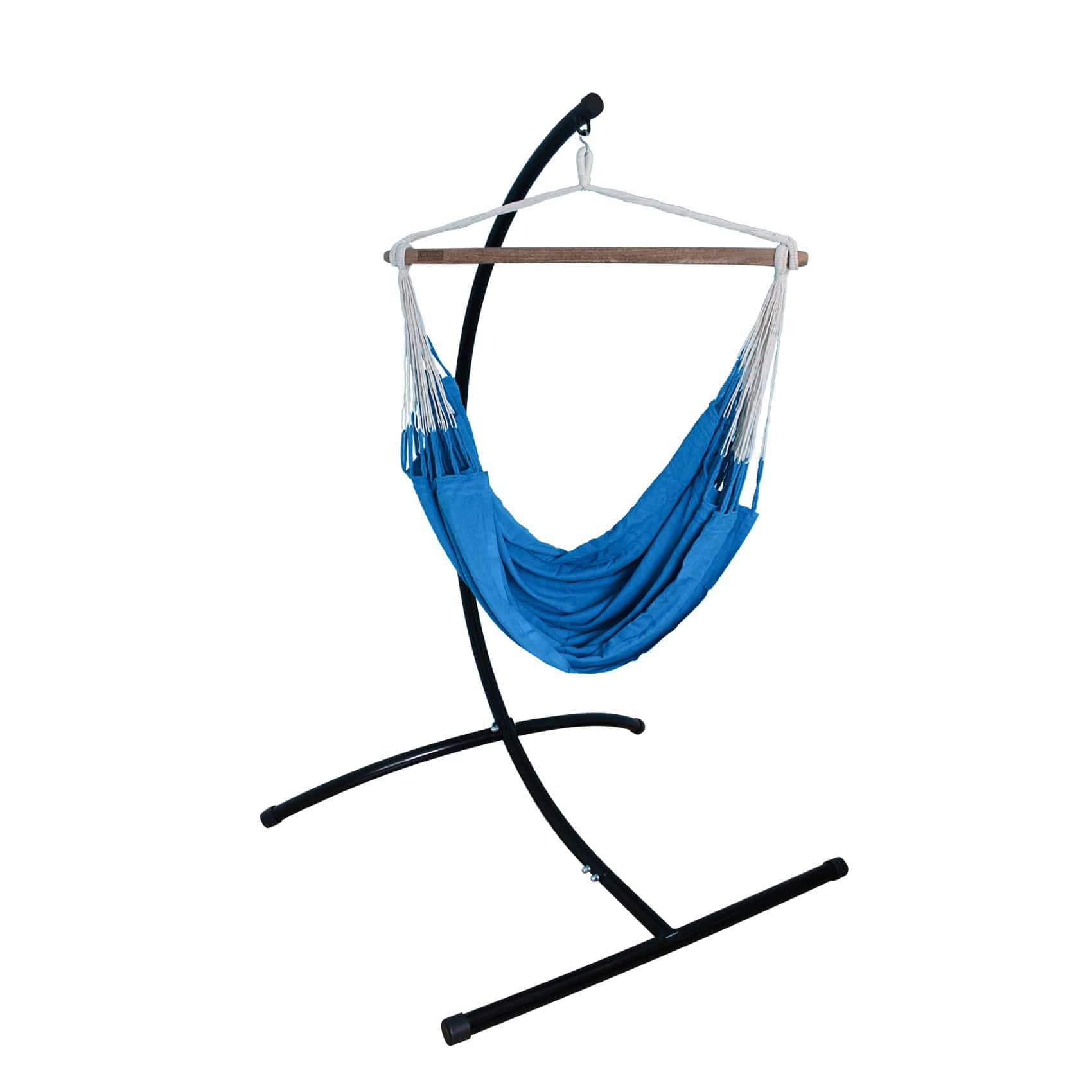Colombian Hammock Chair with Universal Chair Stand - Part of the Collective Marketplace Collection-1