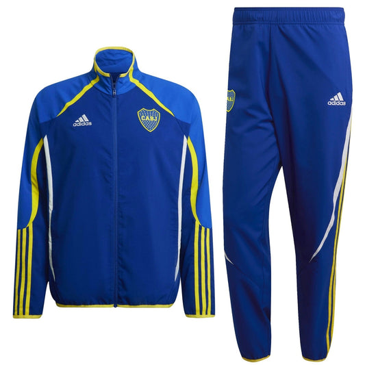Boca Juniors retro woven presentation tracksuit 2022 - Adidas-0