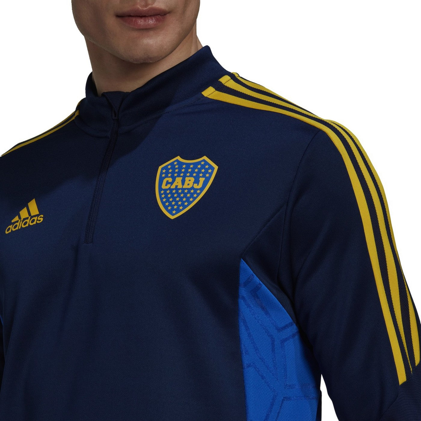 Boca Juniors training technical Soccer tracksuit 2022/23 navy - Adidas-3