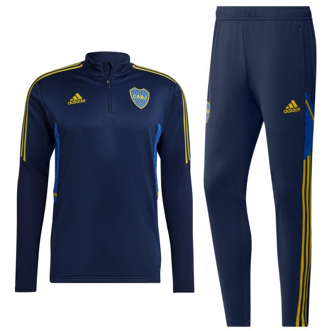 Boca Juniors training technical Soccer tracksuit 2022/23 navy - Adidas-0