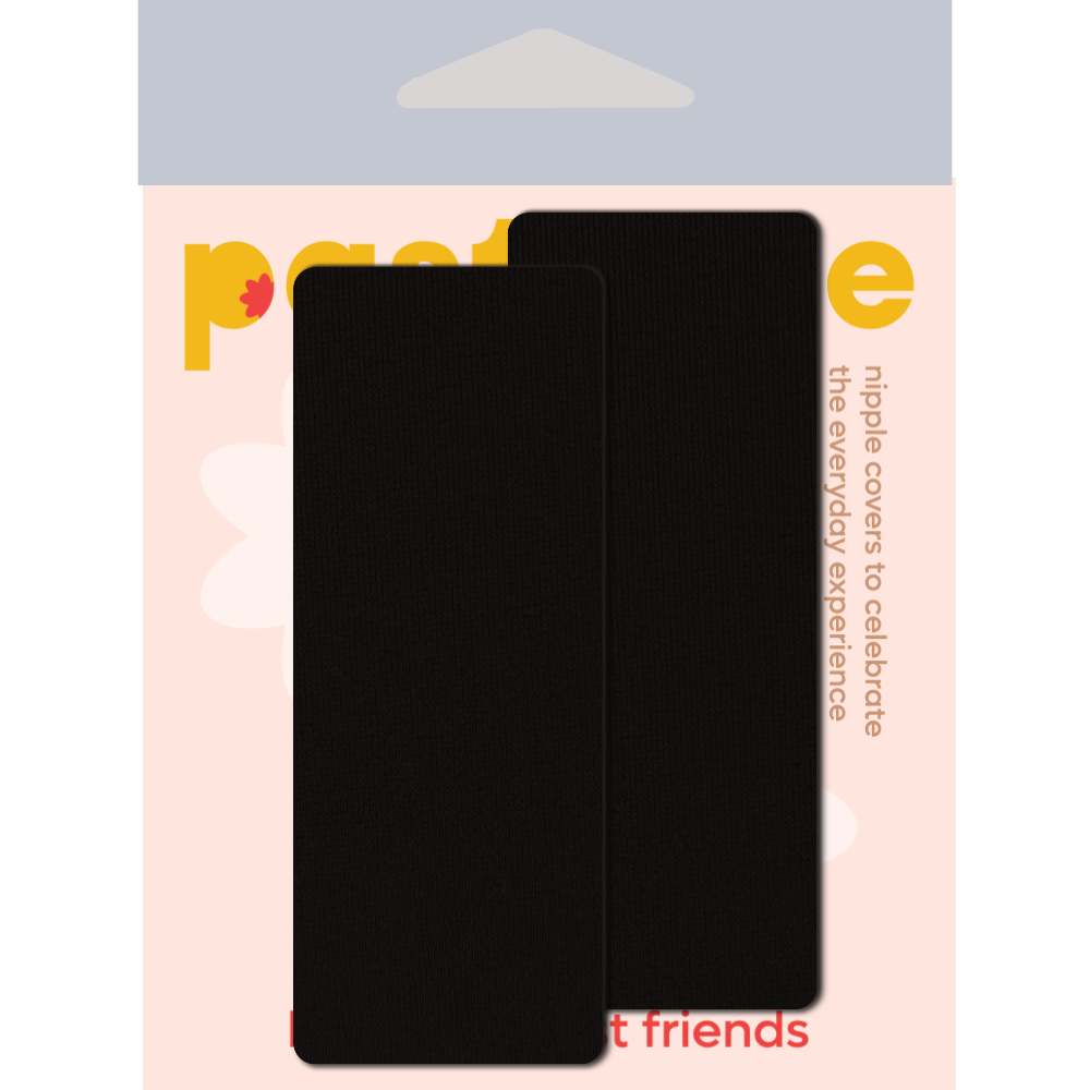 5-Pack: Dash: Matte Black Bar Nipple Pasties by Pastease® o/s-1
