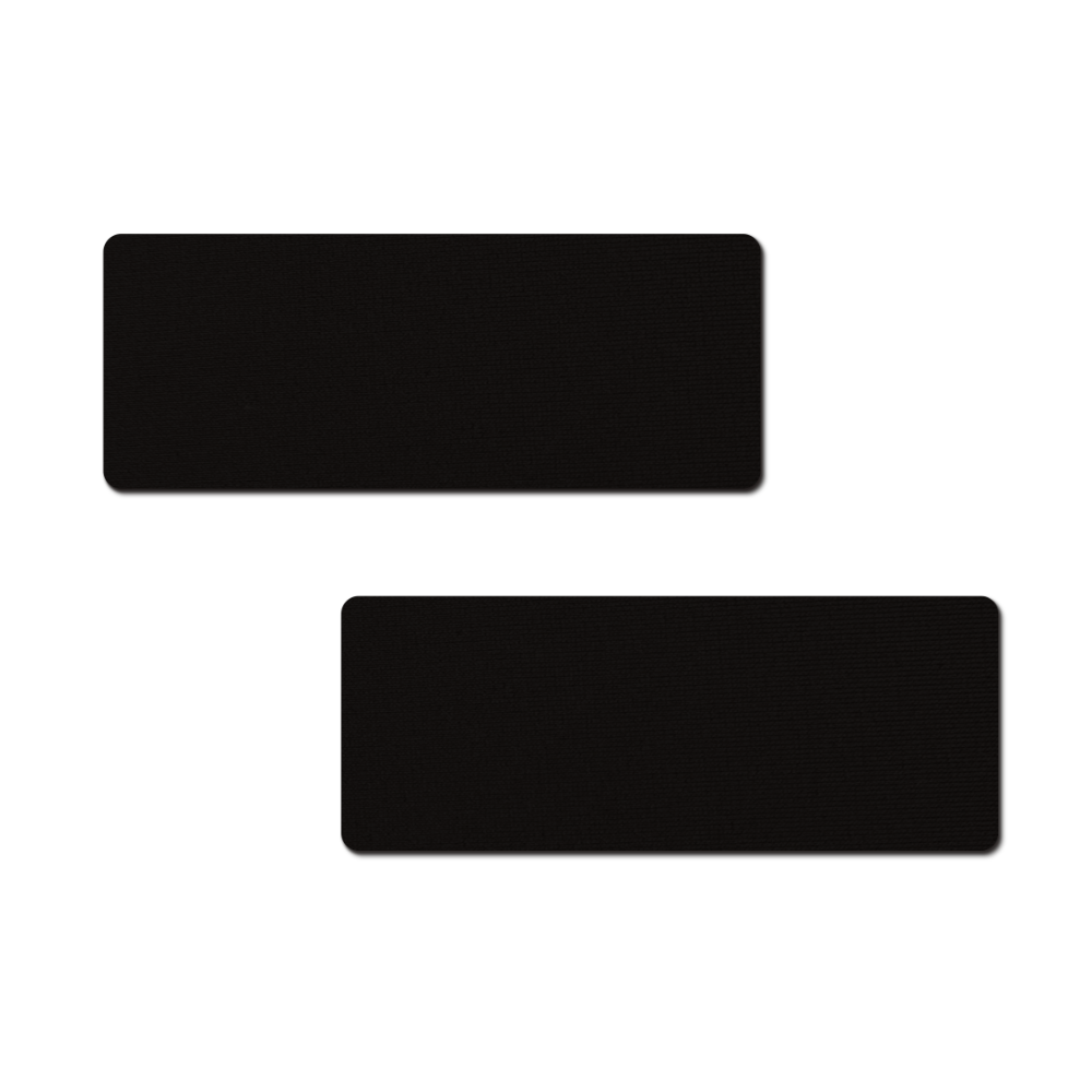 5-Pack: Dash: Matte Black Bar Nipple Pasties by Pastease® o/s-0