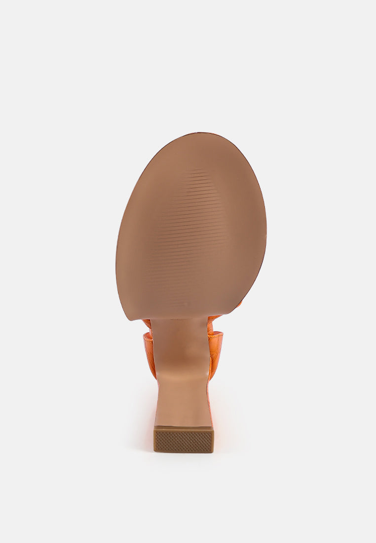 Bonita Metal Chain Zip Up Sandals-1