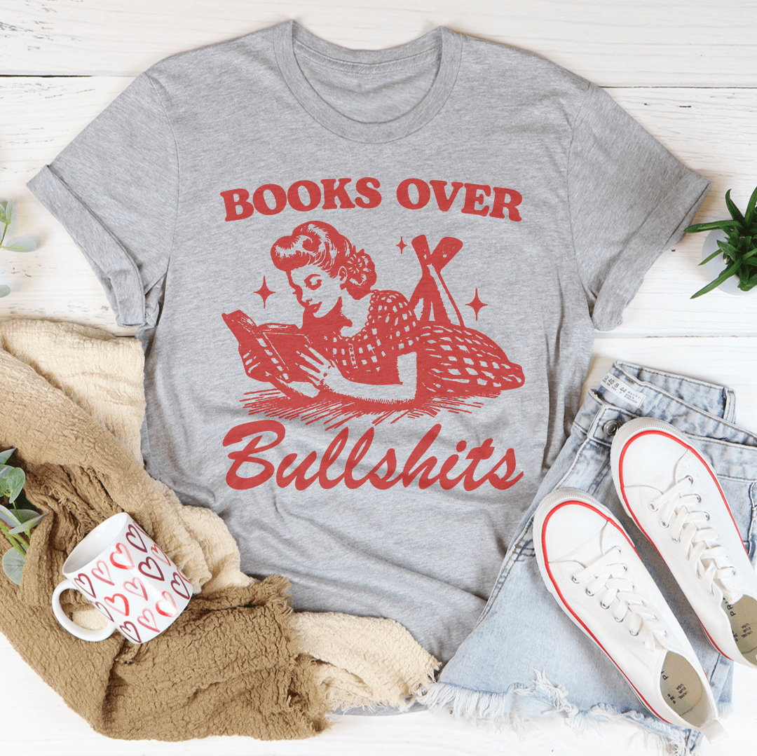 Books Over B.S Tee-2