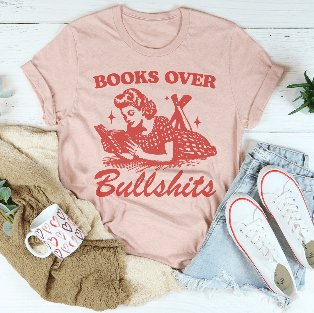 Books Over B.S Tee-0
