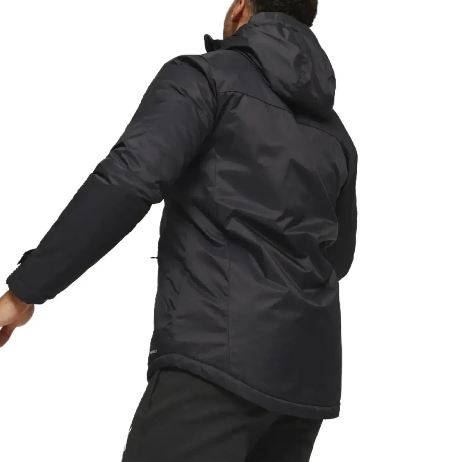 BVB Borussia Dortmund black padded bench jacket 2023/24 - Puma-1