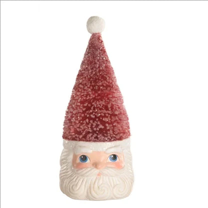 Bottle Brush Santa Red Ornament by Bethany Lowe Designs-1