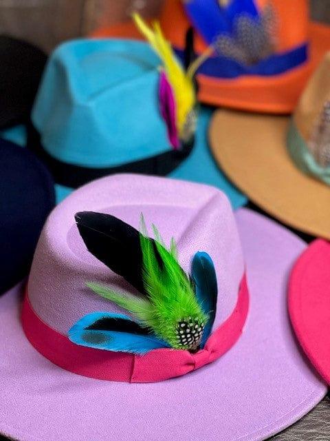 Bow Tie Fedora Hat -Minty-1