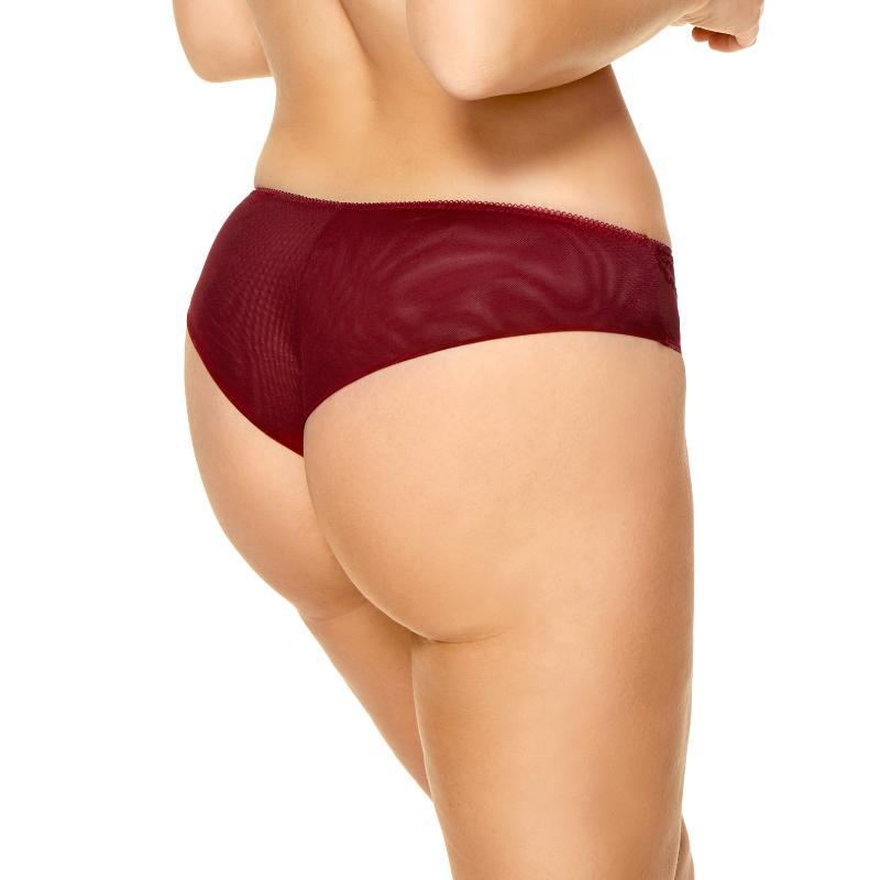 Brazilian Panty Double Tulle Kinga Cherry-1